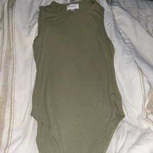 Kaileigh Olive Green Tank Top